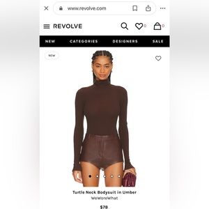 Revolve / WeWoreWhat Turtleneck Bodysuit